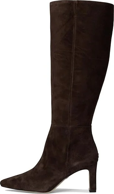 Sam Edelman Sylvia Wide Calf Women's Shoes Chocolate Brown Wide Calf : 7.5 M, Leather - Image 6