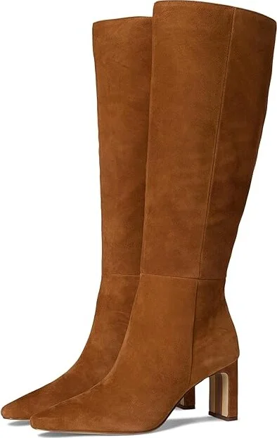 Sam Edelman Sylvia Wide Calf Women's Shoes Frontier Brown Wide Calf : 6 M, Leather