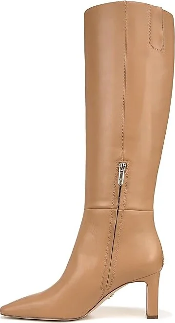 Sam Edelman Sylvia Wide Calf Women's Shoes Luxe Tan Wide Calf : 7 M, Leather - Image 5