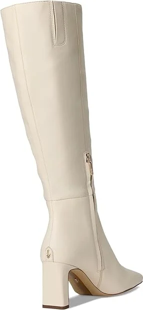 Sam Edelman Sylvia Wide Calf Women's Shoes Modern Ivory Wide Calf : 9 M, Leather - Image 4