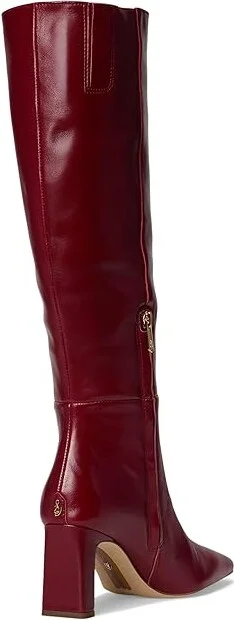 Sam Edelman Sylvia Women's Shoes Cabernet Red : 10.5 M, Leather - Image 4