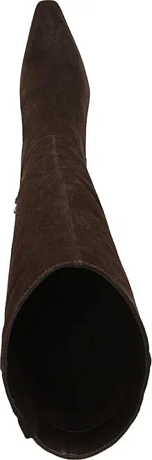 Sam Edelman Sylvia Women's Shoes Chocolate Brown Suede : 9.5 M, Leather - Image 2