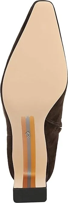 Sam Edelman Sylvia Women's Shoes Chocolate Brown Suede : 9.5 M, Leather - Image 3