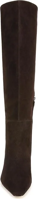 Sam Edelman Sylvia Women's Shoes Chocolate Brown Suede : 9.5 M, Leather - Image 4