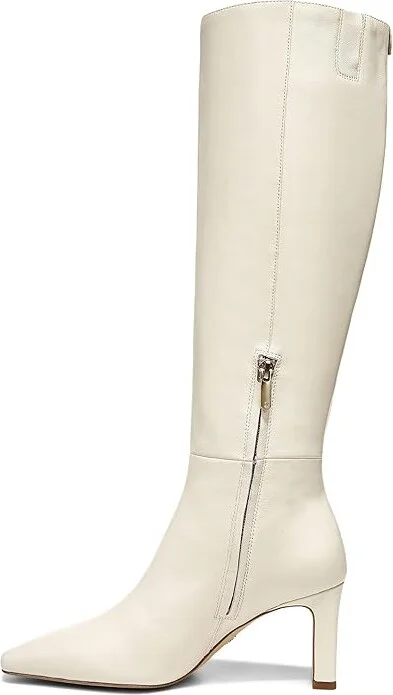 Sam Edelman Sylvia Women's Shoes Ivory : 10 M, Leather - Image 6