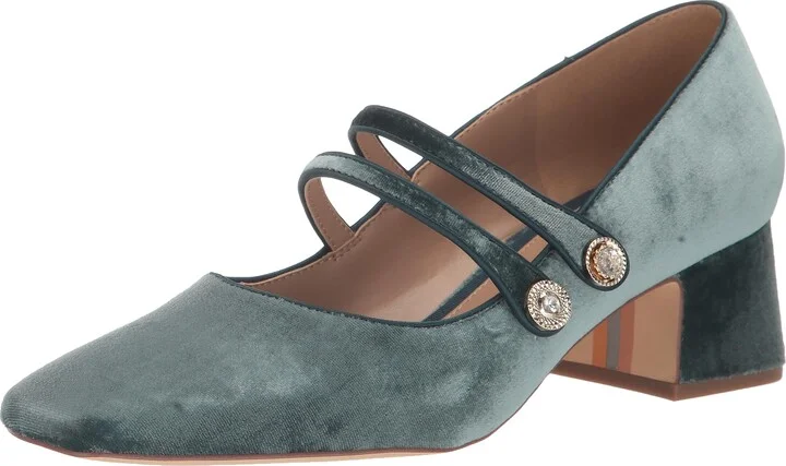 Sam Edelman Tahira Pump Washed Teal 6.5 Medium