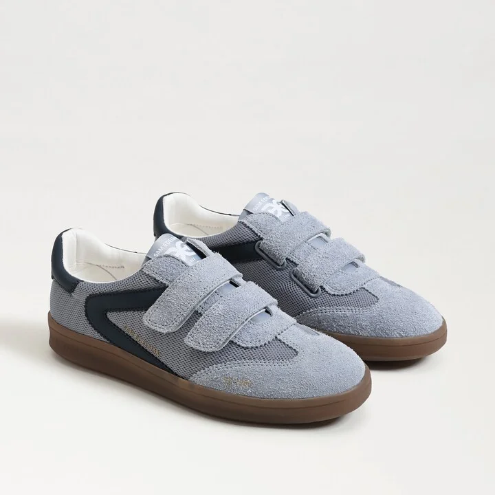Sam Edelman Talia Slip On Sneaker Billow Blue Mesh/Suede