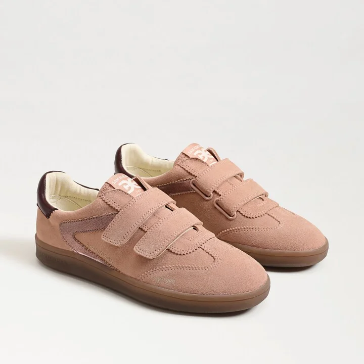 Sam Edelman Talia Slip On Sneaker Blush Rose Suede