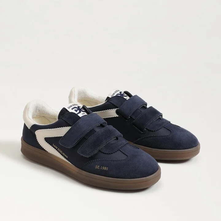 Sam Edelman Talia Slip On Sneaker Midnight Blue Mesh/Suede
