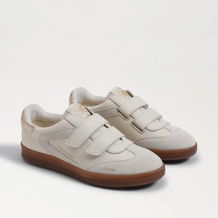 Sam Edelman Talia Slip On Sneaker Modern Ivory/Gold Leather