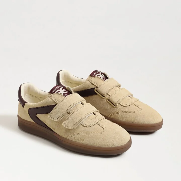 Sam Edelman Talia Slip On Sneaker Wheat/Plum Suede