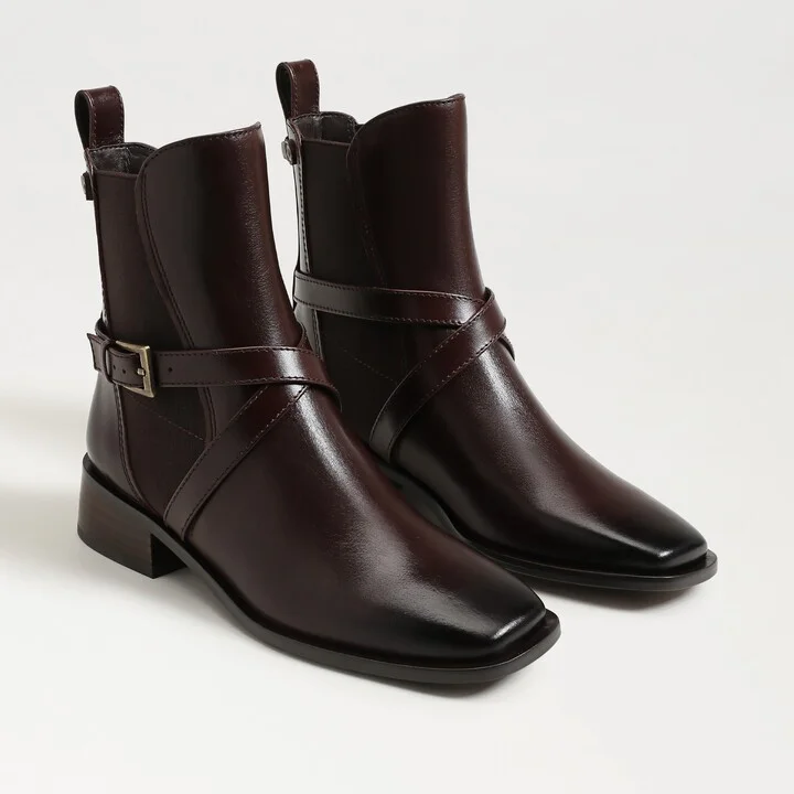 Sam Edelman Tanner Riding Boot Rich Copper Leather