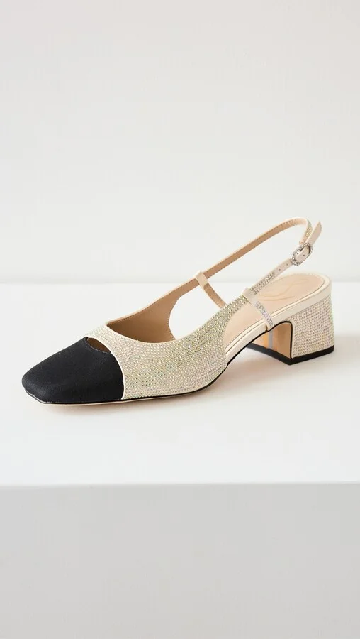 Sam Edelman Tarra Glitz Sling Heels - Image 5