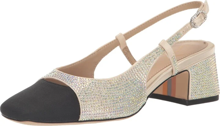 Sam Edelman Tarra Pump Black/Ivory 5 Medium