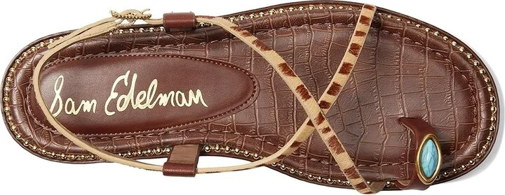 Sam Edelman Tenly Women's Sandals Beechwood Multi/Burnt Brandy : 6 M, Leather - Image 2