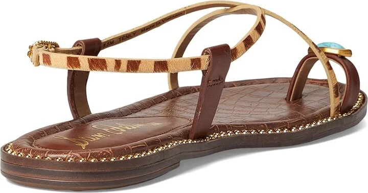 Sam Edelman Tenly Women's Sandals Beechwood Multi/Burnt Brandy : 6 M, Leather - Image 4