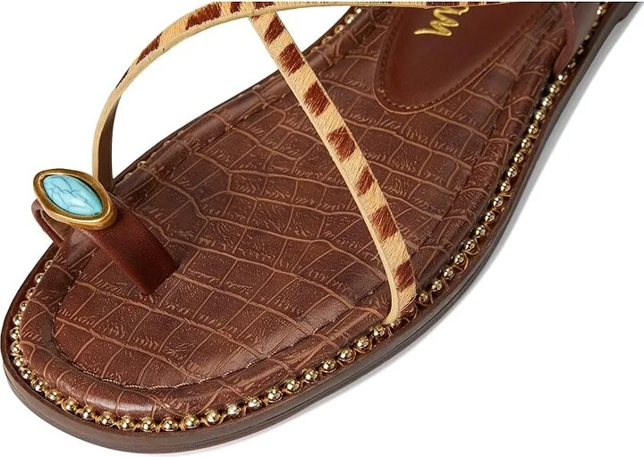 Sam Edelman Tenly Women's Sandals Beechwood Multi/Burnt Brandy : 6 M, Leather - Image 7