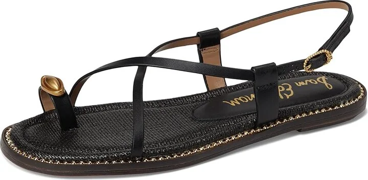 Sam Edelman Tenly Women's Sandals Black Leather : 8.5 M - Image 5