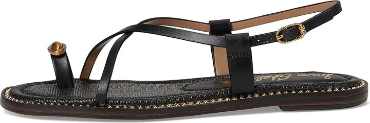 Sam Edelman Tenly Women's Sandals Black Leather : 8.5 M - Image 6