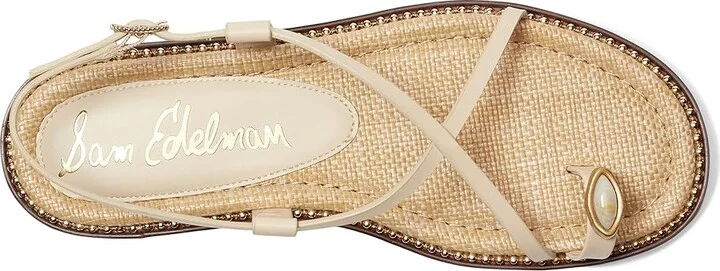 Sam Edelman Tenly Women's Sandals Summer Sand : 7 M, Leather - Image 2