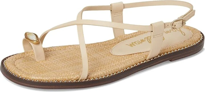 Sam Edelman Tenly Women's Sandals Summer Sand : 7 M, Leather - Image 5