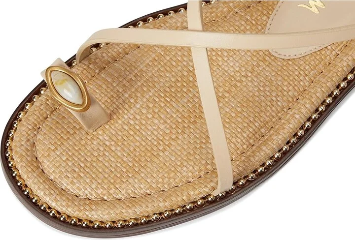 Sam Edelman Tenly Women's Sandals Summer Sand : 7 M, Leather - Image 7