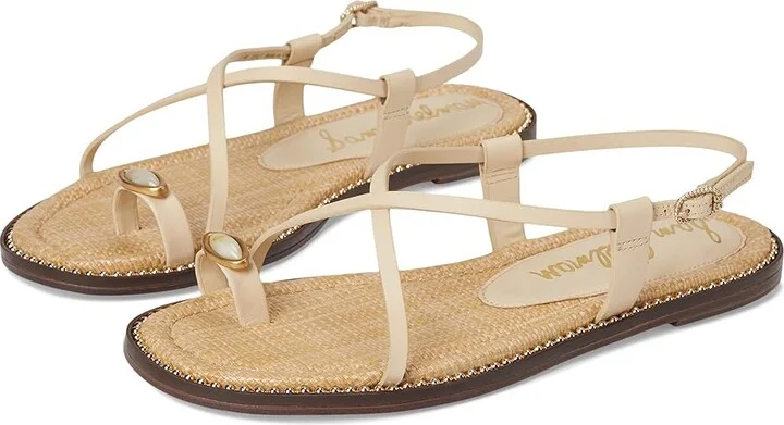 Sam Edelman Tenly Women's Sandals Summer Sand : 7 M, Leather