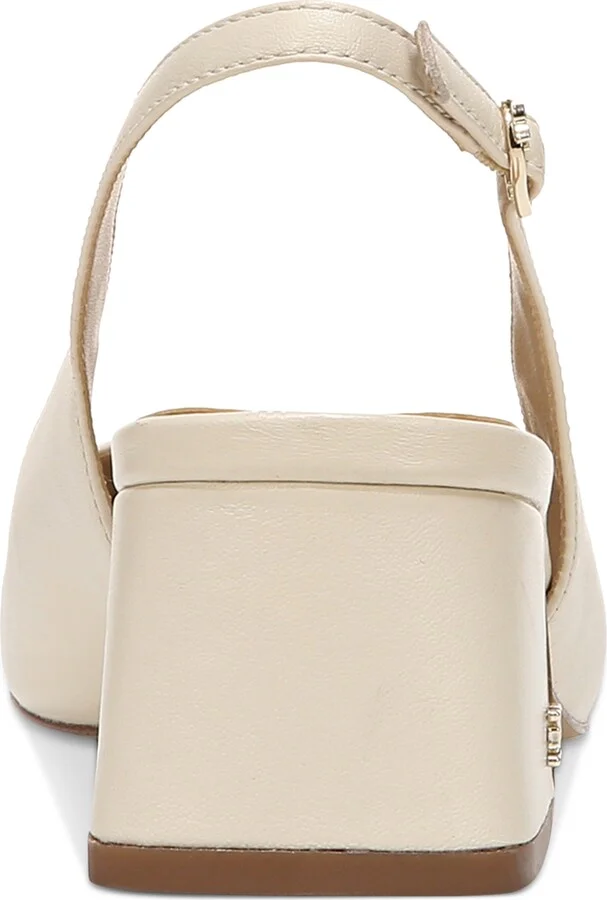 Sam Edelman Terra Snip-Toe Slingback Block-Heel Pumps - Image 3