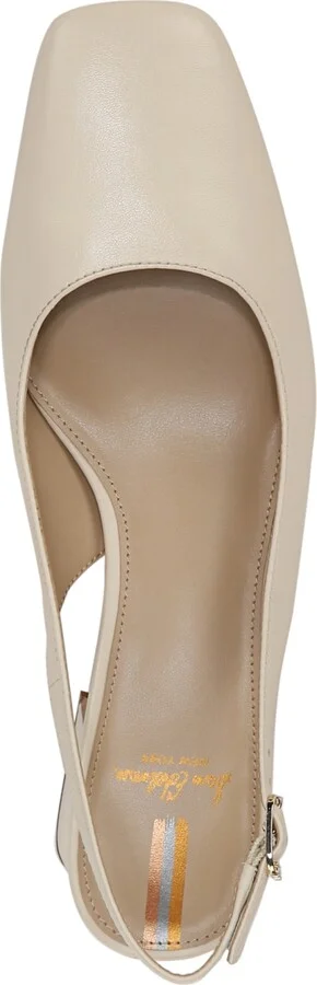 Sam Edelman Terra Snip-Toe Slingback Block-Heel Pumps - Image 4