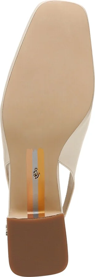 Sam Edelman Terra Snip-Toe Slingback Block-Heel Pumps - Image 5