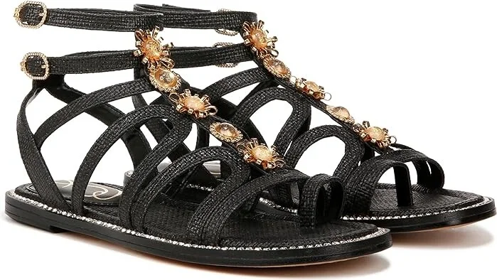 Sam Edelman Tianna Women's Sandals Black : 6 M