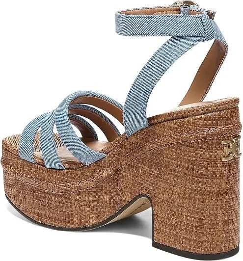 Sam Edelman Tibby Women's Shoes Montrose Blue : 11 M, Textile - Image 4