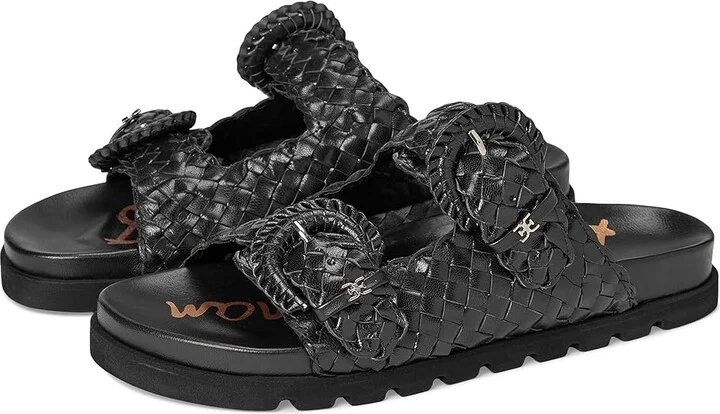 Sam Edelman Tiffanie Women's Sandals Black Leather : 6 M