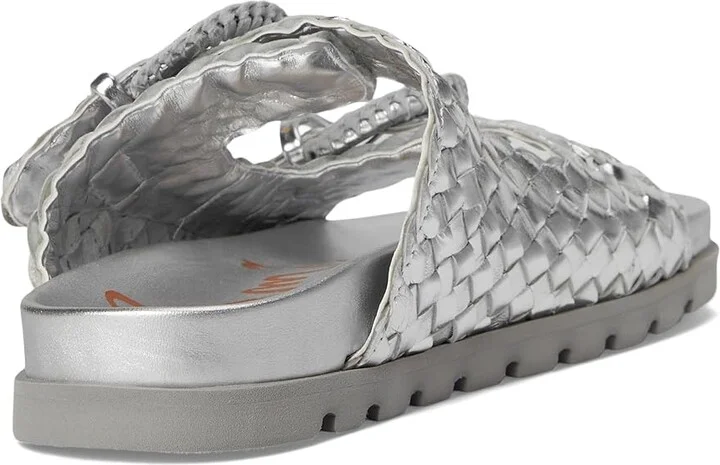 Sam Edelman Tiffanie Women's Sandals Silver : 8.5 M, Leather - Image 4