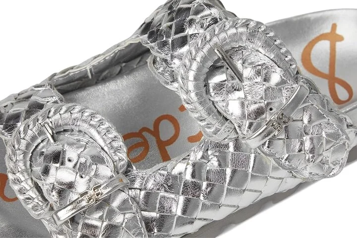Sam Edelman Tiffanie Women's Sandals Silver : 8.5 M, Leather - Image 7