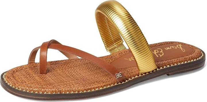 Sam Edelman Tillie High Women's Heels Cognac : 6.5 M, Leather - Image 5