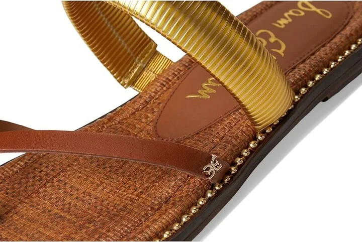 Sam Edelman Tillie High Women's Heels Cognac : 6.5 M, Leather - Image 7