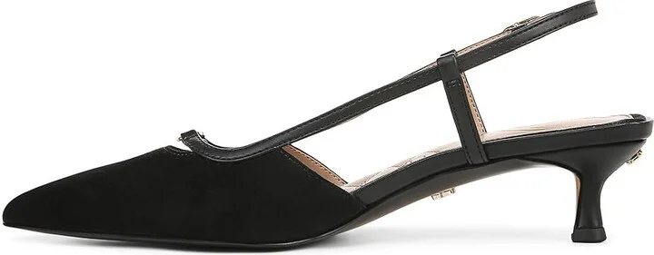 Sam Edelman Toni Women's 1-2 inch heel Shoes Black Suede : 6.5 M, Synthetic - Image 5