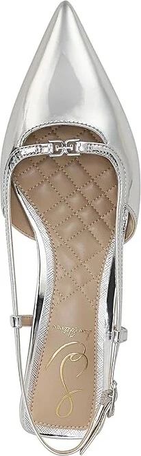 Sam Edelman Toni Women's 1-2 inch heel Shoes Soft Silver : 9 M, Synthetic - Image 2