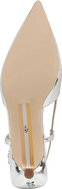 Sam Edelman Toni Women's 1-2 inch heel Shoes Soft Silver : 9 M, Synthetic - Image 3