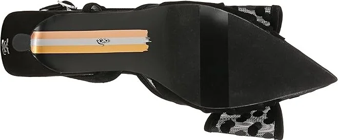 Sam Edelman Treena 2 High Women's Heels Black Polka Dot Satin : 5 M, Leather/Rubber - Image 2