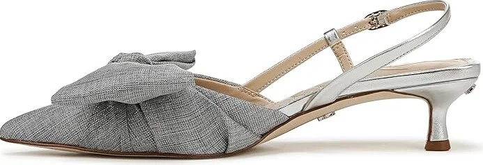 Sam Edelman Treena High Women's Heels Soft Silver : 6.5 M, Leather/Rubber - Image 5