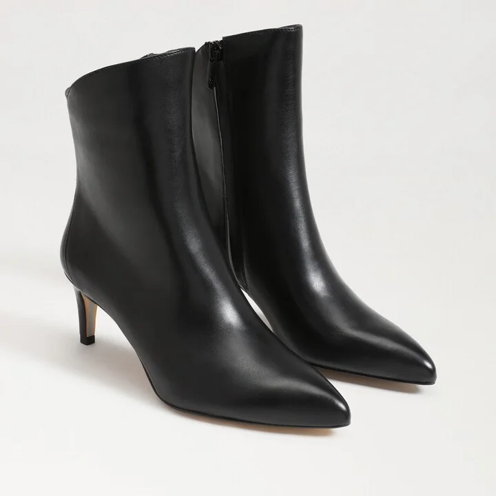 Sam Edelman Usha Ankle Bootie Black Leather