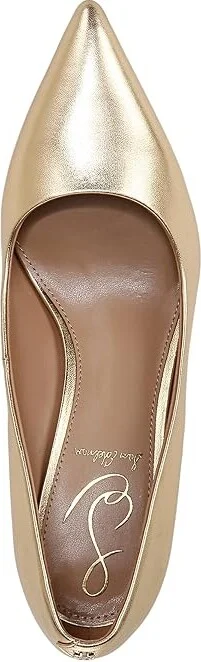 Sam Edelman Vienna Women's Shoes Amber Gold Leather : 10 M - Image 2