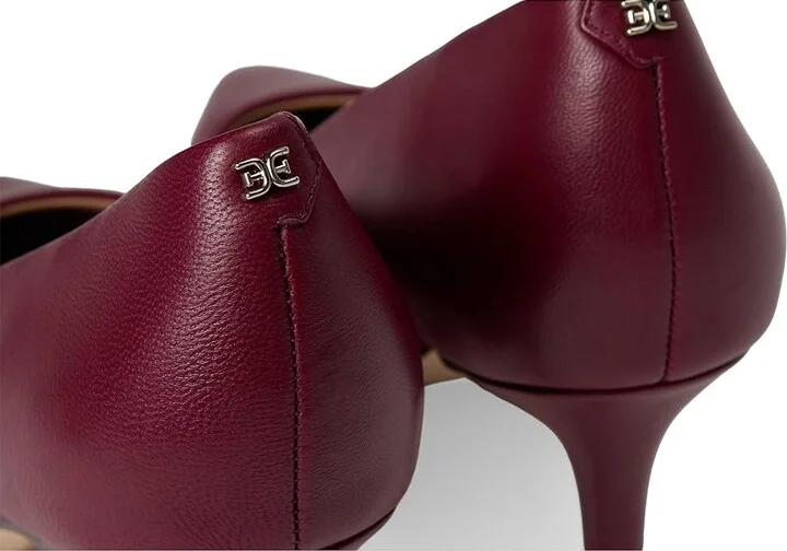 Sam Edelman Vienna Women's Shoes French Merlot : 6 M, Leather - Image 7