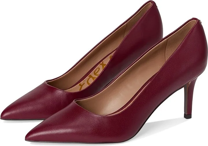 Sam Edelman Vienna Women's Shoes French Merlot : 6 M, Leather