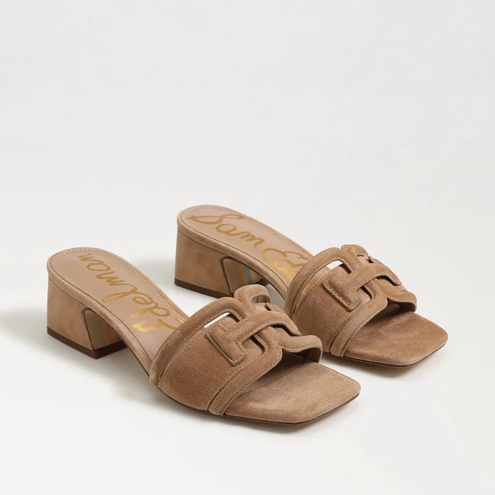 Sam Edelman Waylon Slide Sandal Cyprus Tan Suede
