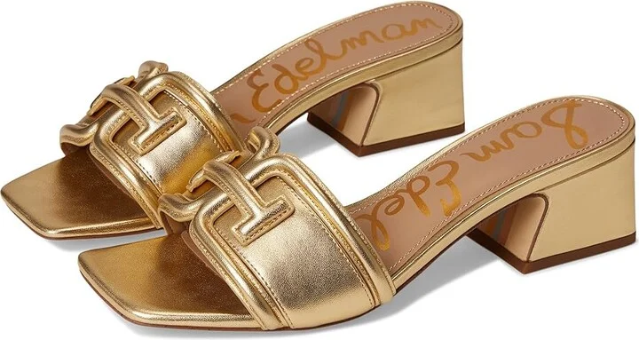 Sam Edelman Waylon Women's Shoes Amber Gold : 6 M, Leather/Rubber