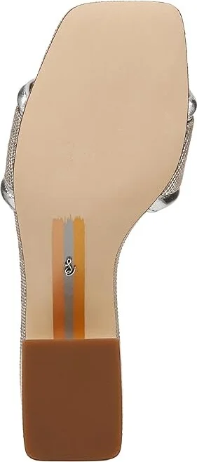 Sam Edelman Waylon Women's Shoes Silver : 7.5 M, Leather/Rubber - Image 3