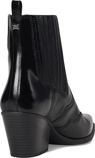 Sam Edelman West Women's Boots Black Leather : 10 M - Image 4